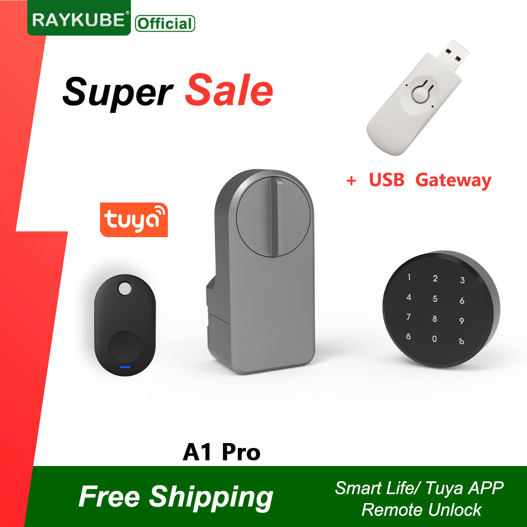 Door Lock Smart Keypad - مجموعة قفل الباب الذكي RAYKUBE A1