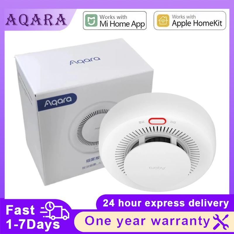 Mi Home Security Xiaomi - جديد Aqara كاشف الدخان الاستشعار زيجبي