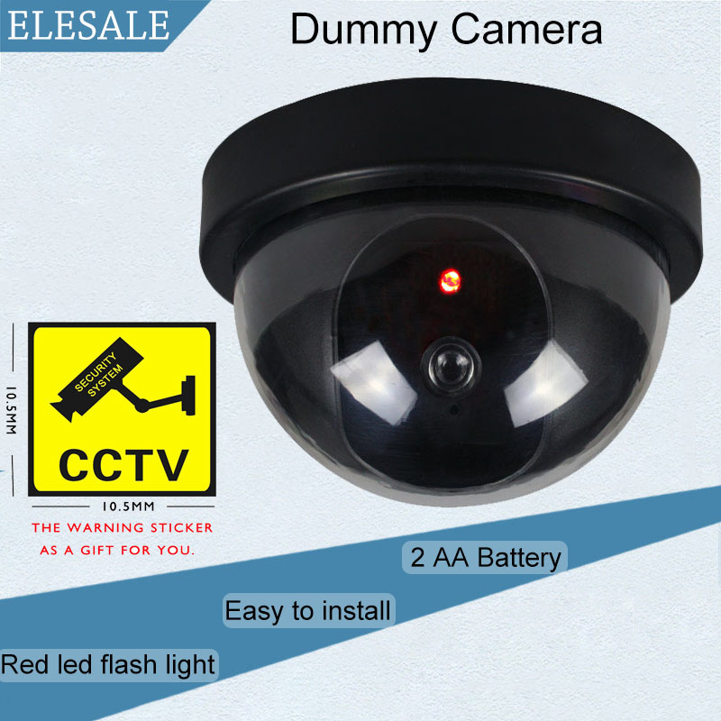 Fake Camera Dummy - الإبداعية الأسود البلاستيك قبة CCTV كاميرا