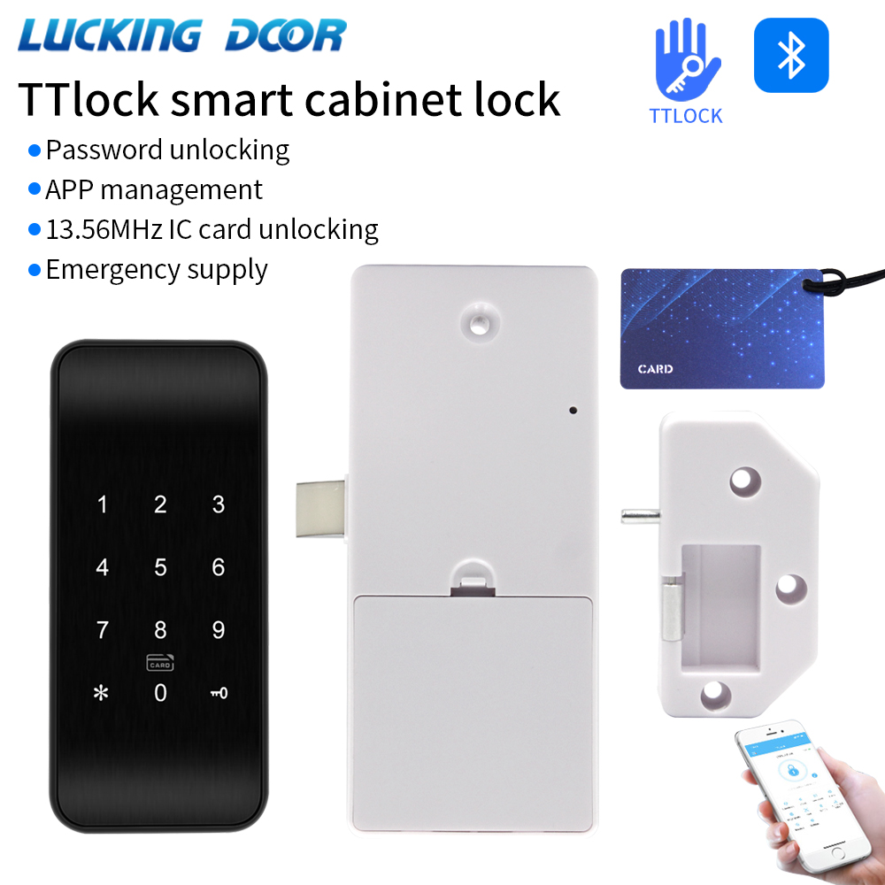 Door Lock Smart Keypad - TTLOCK 13.56Mhz بصمة قفل للدرج الأثاث