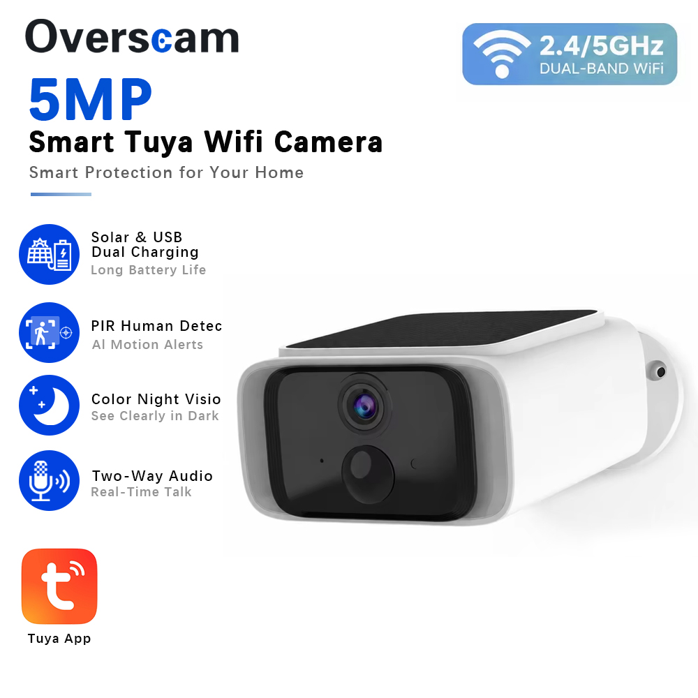 Home Security Recorder - كاميرا أمان لاسلكية تعمل بالطاقة الشمسية