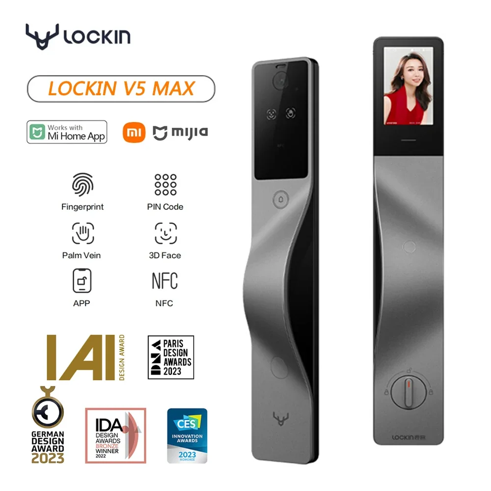 Door Lock Smart Keypad - قفل ذكي Lockin V5 Max بتقنية