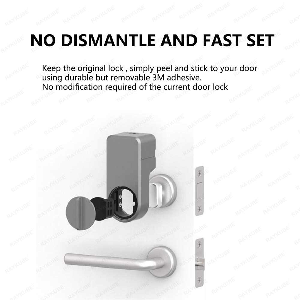 مجموعة قفل الباب الذكي RAYKUBE - مراجعة Door Lock Smart Keypad وسعره