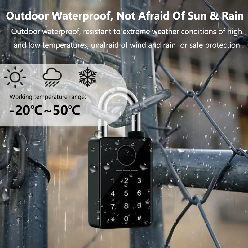 Tuya قفل الباب الذكي قفل بصمة  - مراجعة Door Lock Smart Keypad وسعره