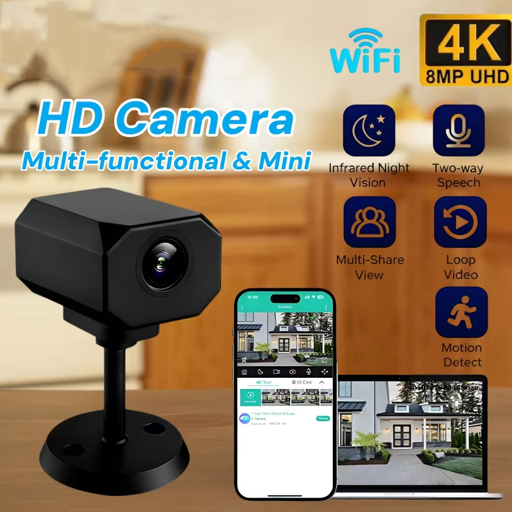 كاميرا أمان WiFi بدقة 4K للمنز - مراجعة Home Security Items وسعره