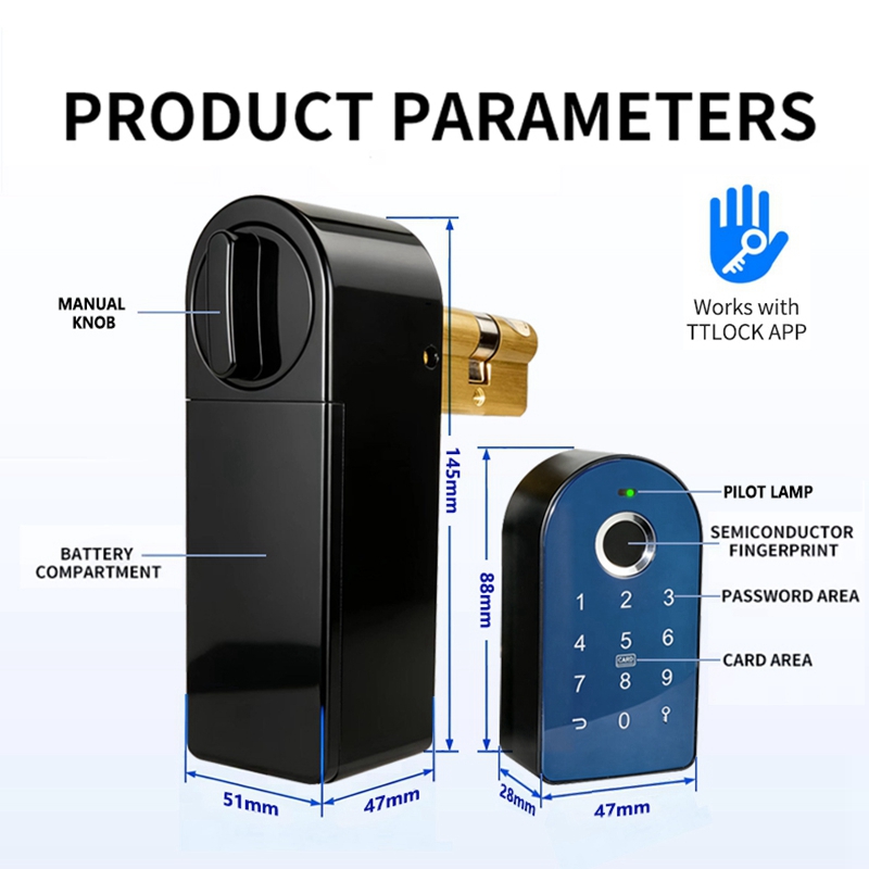 قفل ذكي للباب من EGFirtor بقطر - مراجعة Door Lock Smart Keypad وسعره