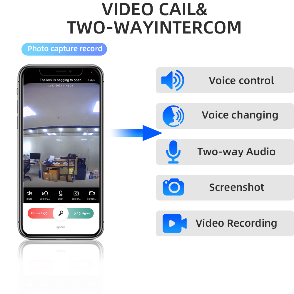 RAYKUBE DF14 Tuya WiFi ثلاثية  - مراجعة Door Lock Smart Keypad وسعره