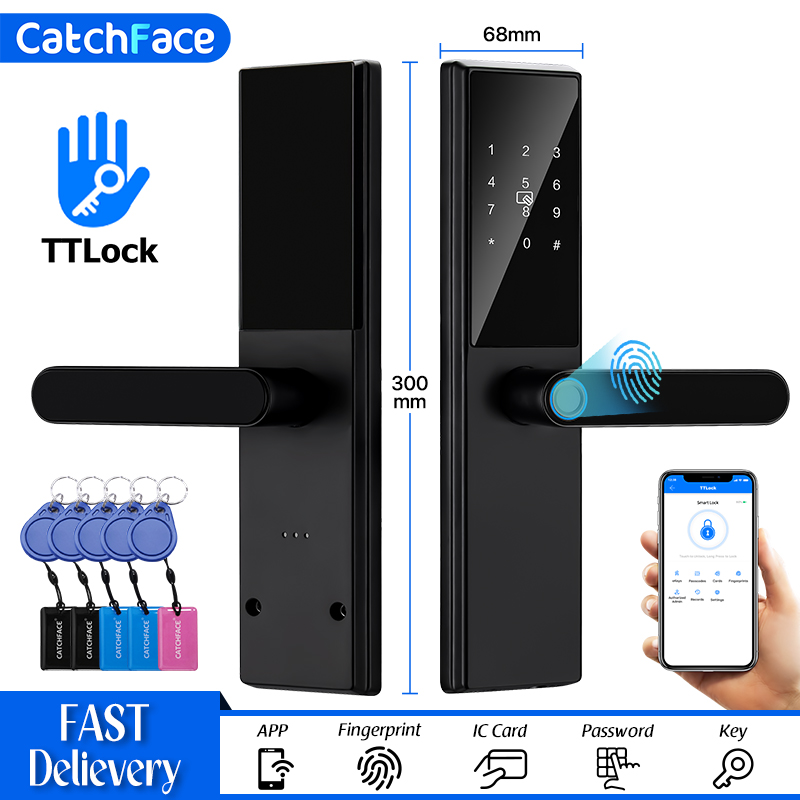 بلوتوث بصمة قفل الباب TTLock A - مراجعة Home Security Essential وسعره