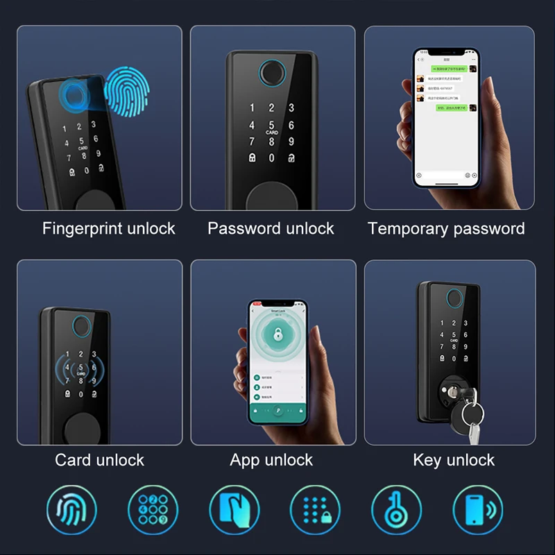 قفل ديدبولت ذكي ببصمة الإصبع م - مراجعة Door Lock Smart Keypad وسعره