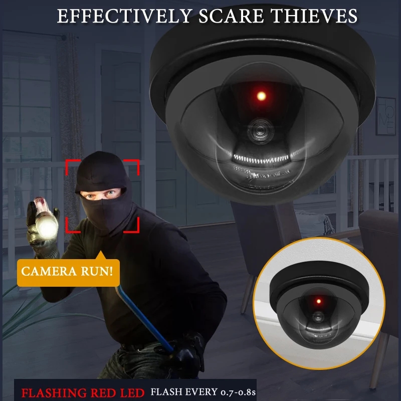 كاميرا بلاستيكية سوداء قبة CCT - مراجعة Fake Camera Dummy وسعره