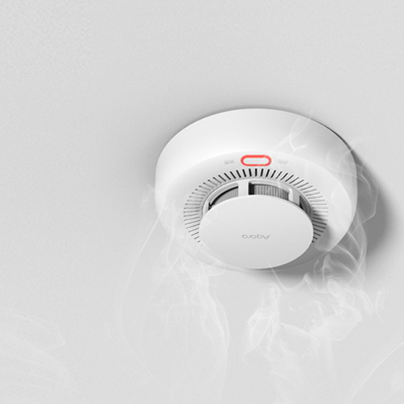 Aqara-مستشعر كاشف الدخان الذكي - مراجعة Mi Home Security Xiaomi وسعره