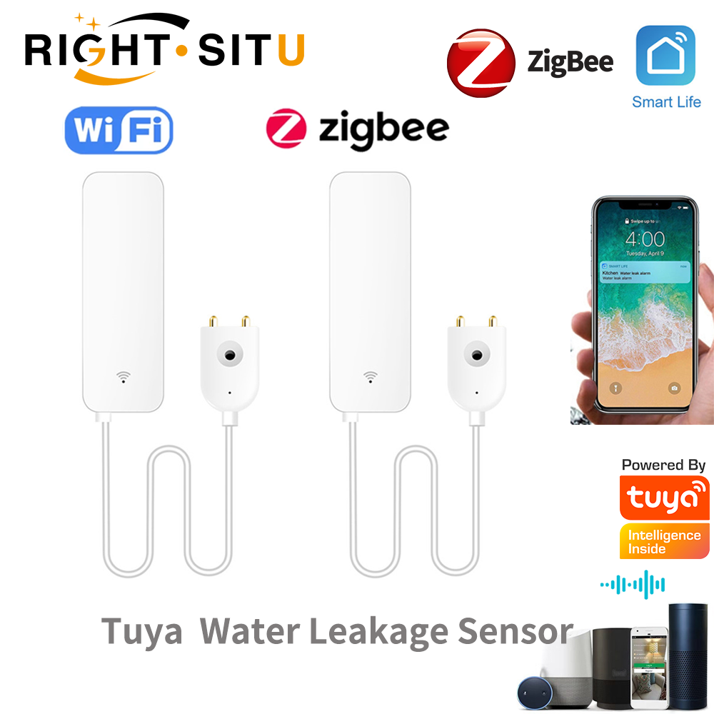 Tuya WiFi مستشعر تسرب المياه،  - مراجعة Home Security Devices وسعره