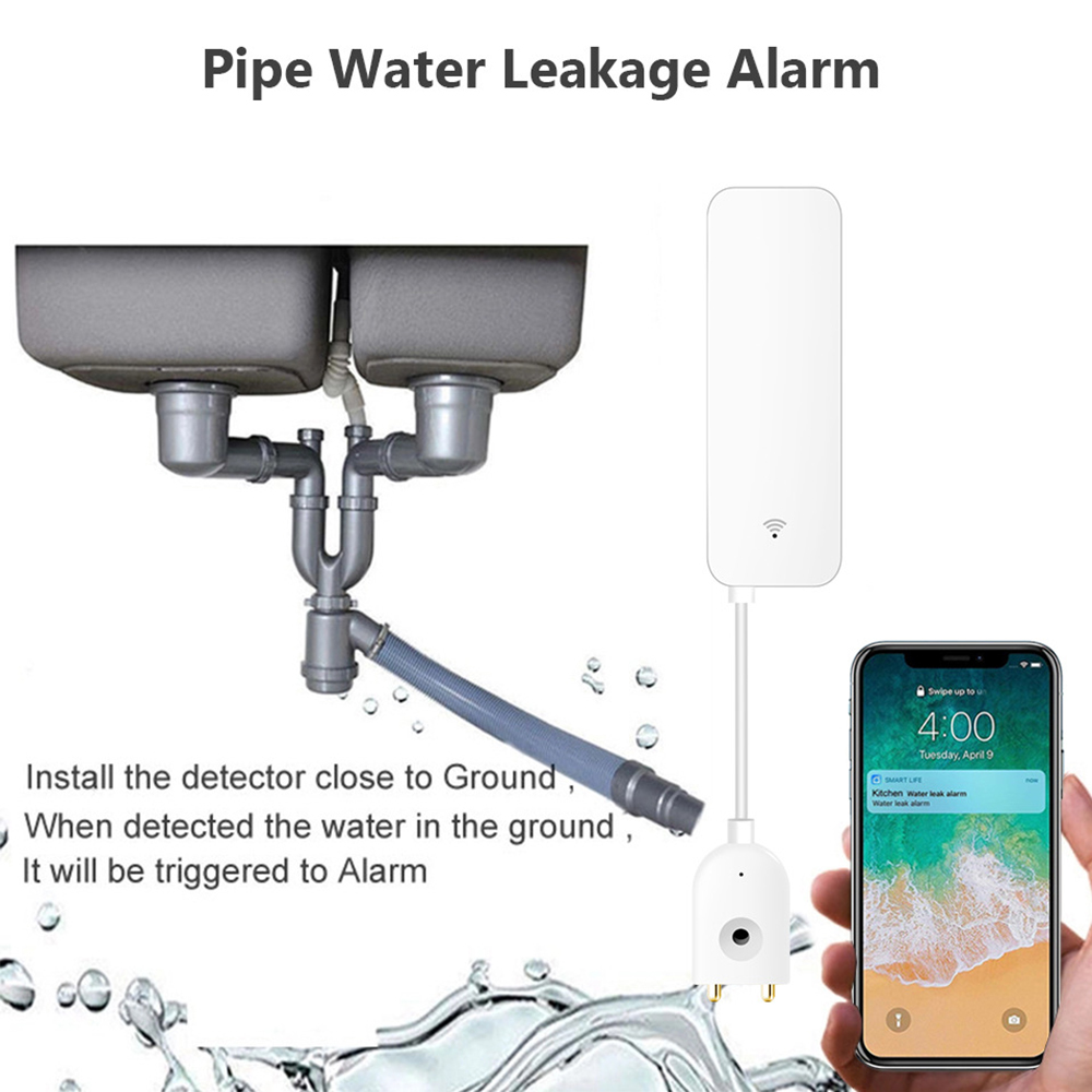 Tuya WiFi مستشعر تسرب المياه،  - مراجعة Home Security Devices وسعره