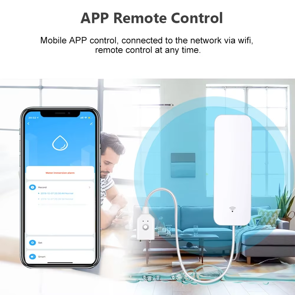 جهاز استشعار تسرب المياه بتقني - مراجعة Home Security Devices وسعره