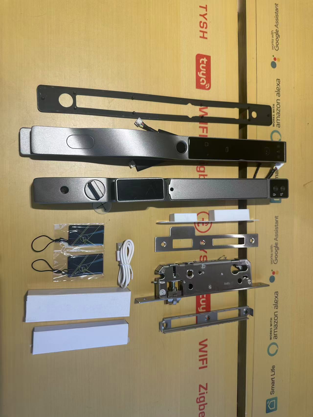 TYSH Tuya مقاوم للماء ثلاثية ا - مراجعة Door Lock Smart Keypad وسعره