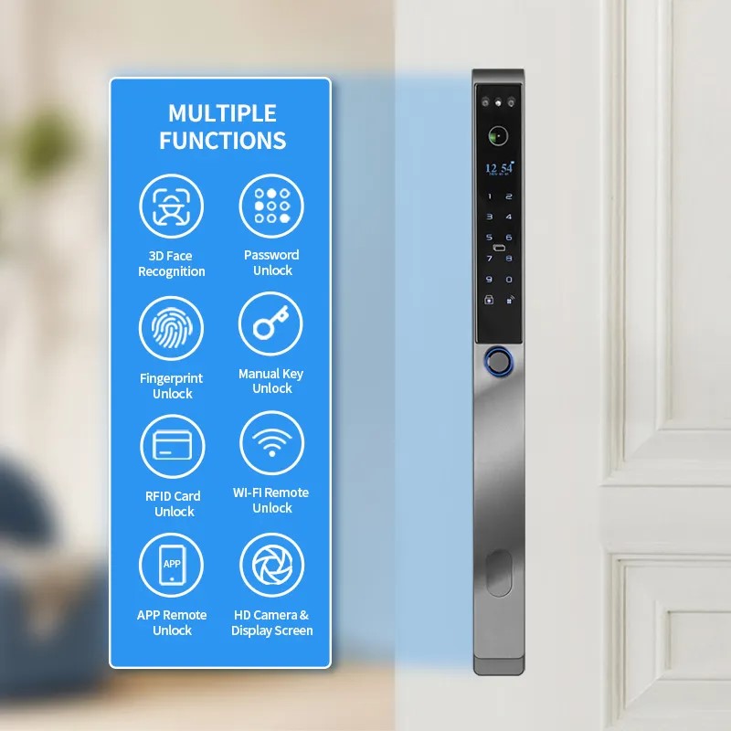 TYSH Tuya مقاوم للماء ثلاثية ا - مراجعة Door Lock Smart Keypad وسعره