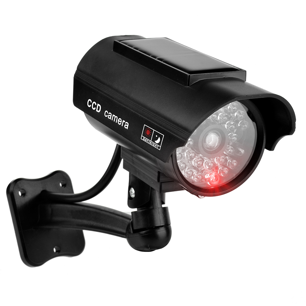 كاميرا مراقبة وهمية مع ضوء LED - مراجعة Fake Camera Dummy وسعره
