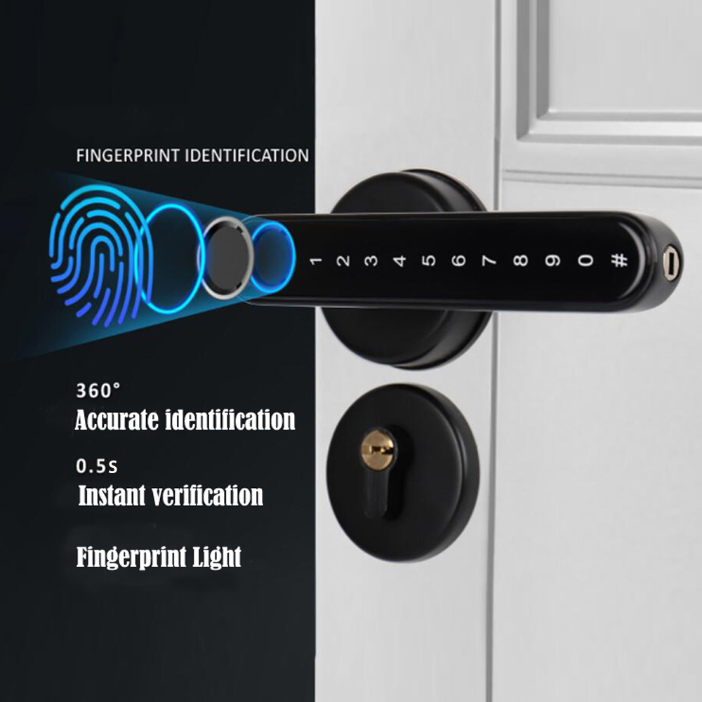 قفل بصمة الإصبع الذكي بتقنية ا - مراجعة Door Lock Smart Keypad وسعره