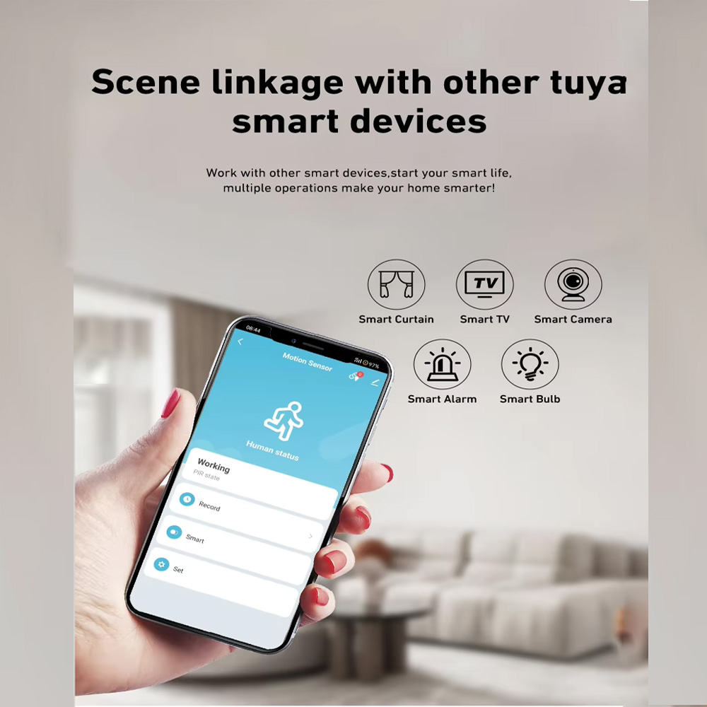 مستشعر حركة ذكي بتقنية PIR وWi - مراجعة Home Security Devices وسعره