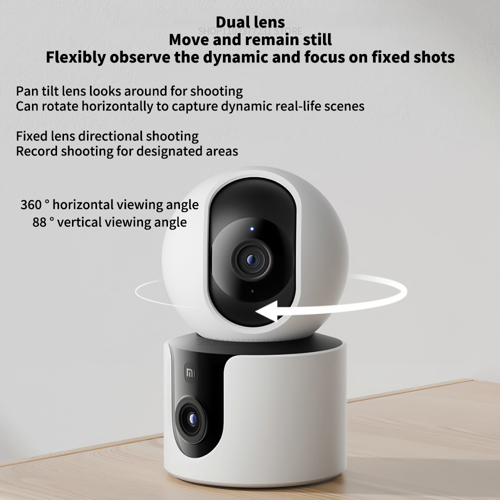كاميرا Xiaomi الذكية C300 عدسة - مراجعة Mi Home Security Xiaomi وسعره