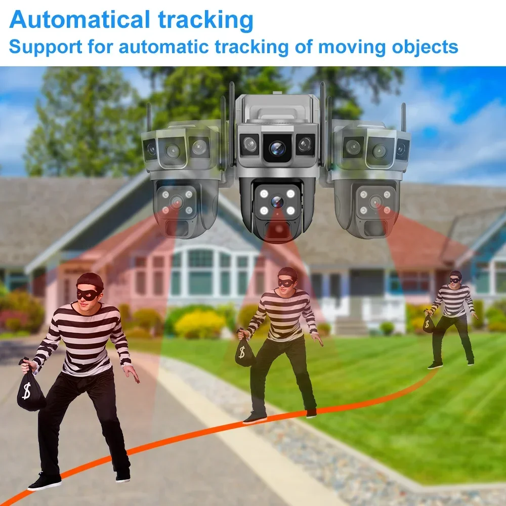 كاميرا V380 بدقة 4K مع 3 شاشات - مراجعة Home Security Ultimate وسعره