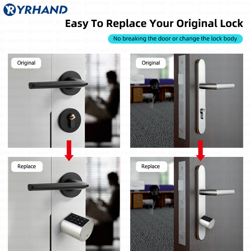 قفل باب أسطواني أوروبي ذكي ttl - مراجعة Home Security Essential وسعره
