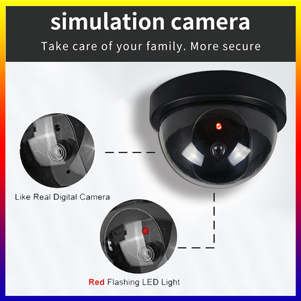 كاميرا مراقبة وهمية SNQP سوداء - مراجعة Fake Camera Dummy وسعره