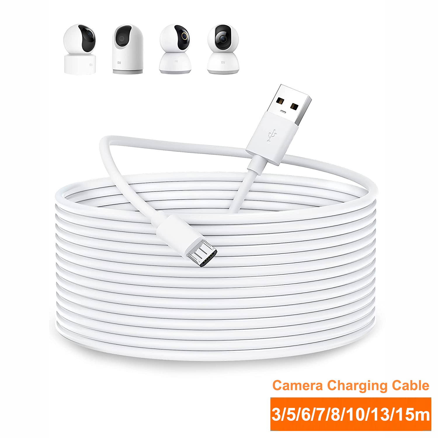 كابل تمديد ميكرو USB 3 ~ 13 مت - مراجعة Mi Home Security Xiaomi وسعره