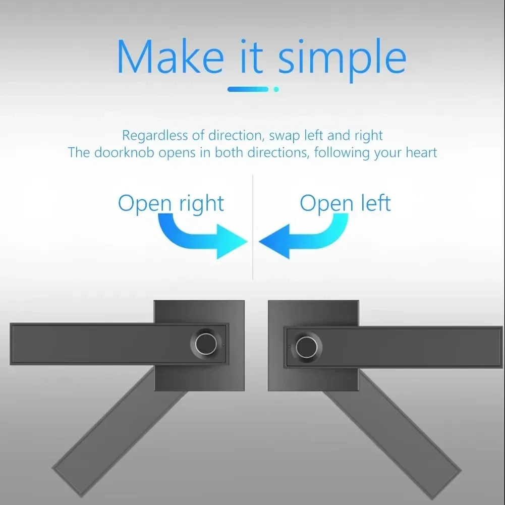 قفل باب ذكي جديد متوافق مع تطب - مراجعة Door Lock Smart Keypad وسعره