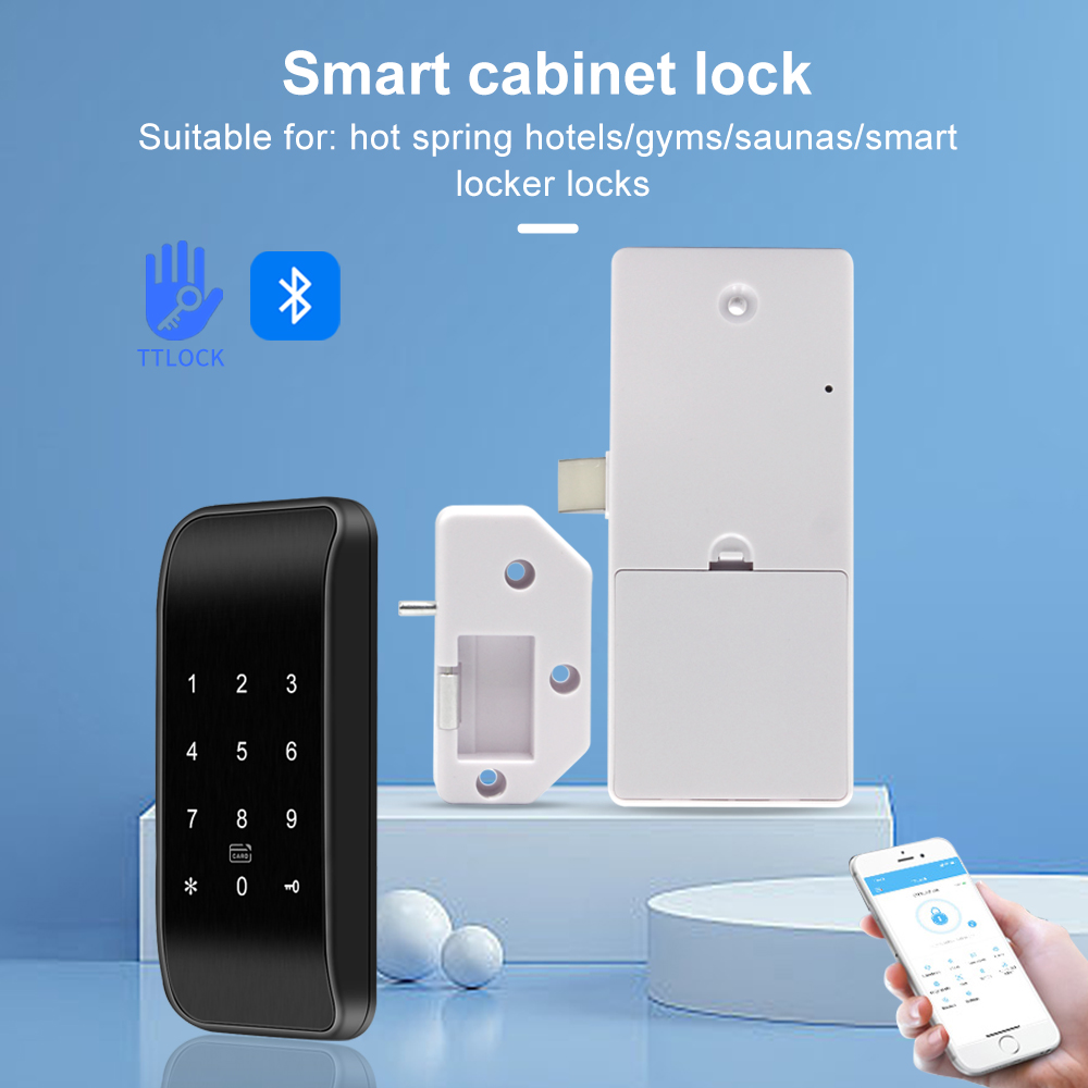 TTLOCK 13.56Mhz بصمة قفل للدرج - مراجعة Door Lock Smart Keypad وسعره