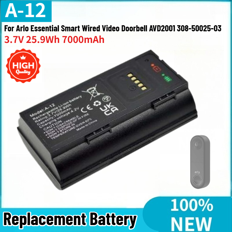 بطارية A-12 عالية الجودة 3.7 ف - مراجعة Home Security Essential وسعره