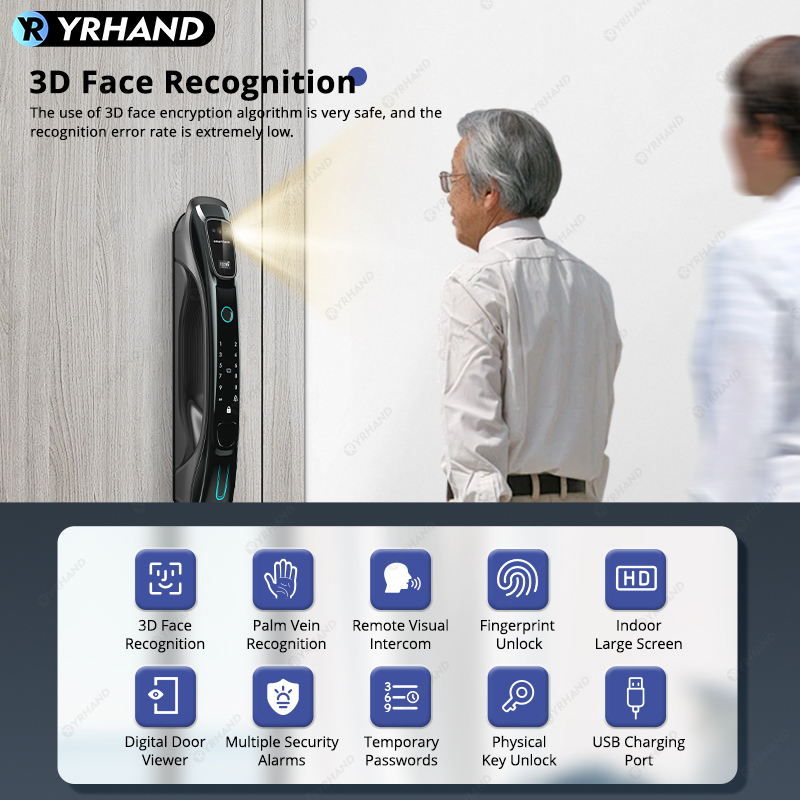 قفل ذكي مع تقنية التعرف على ال - مراجعة Door Lock Smart Keypad وسعره