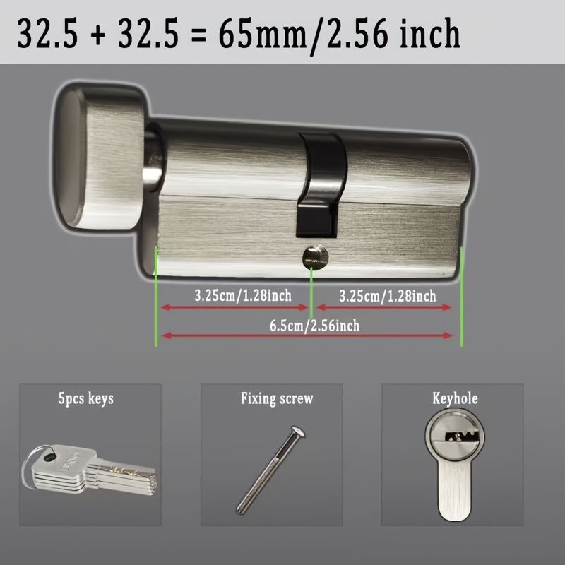 قفل أسطواني نحاسي بالكامل مضاد - مراجعة Home Security Essential وسعره